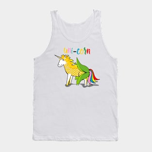 funny and cute unicorn Tank Top